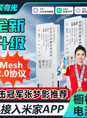 已接入米家APP橱柜电源Mesh2.0衣酒柜12V24V灯带智能调光变压器