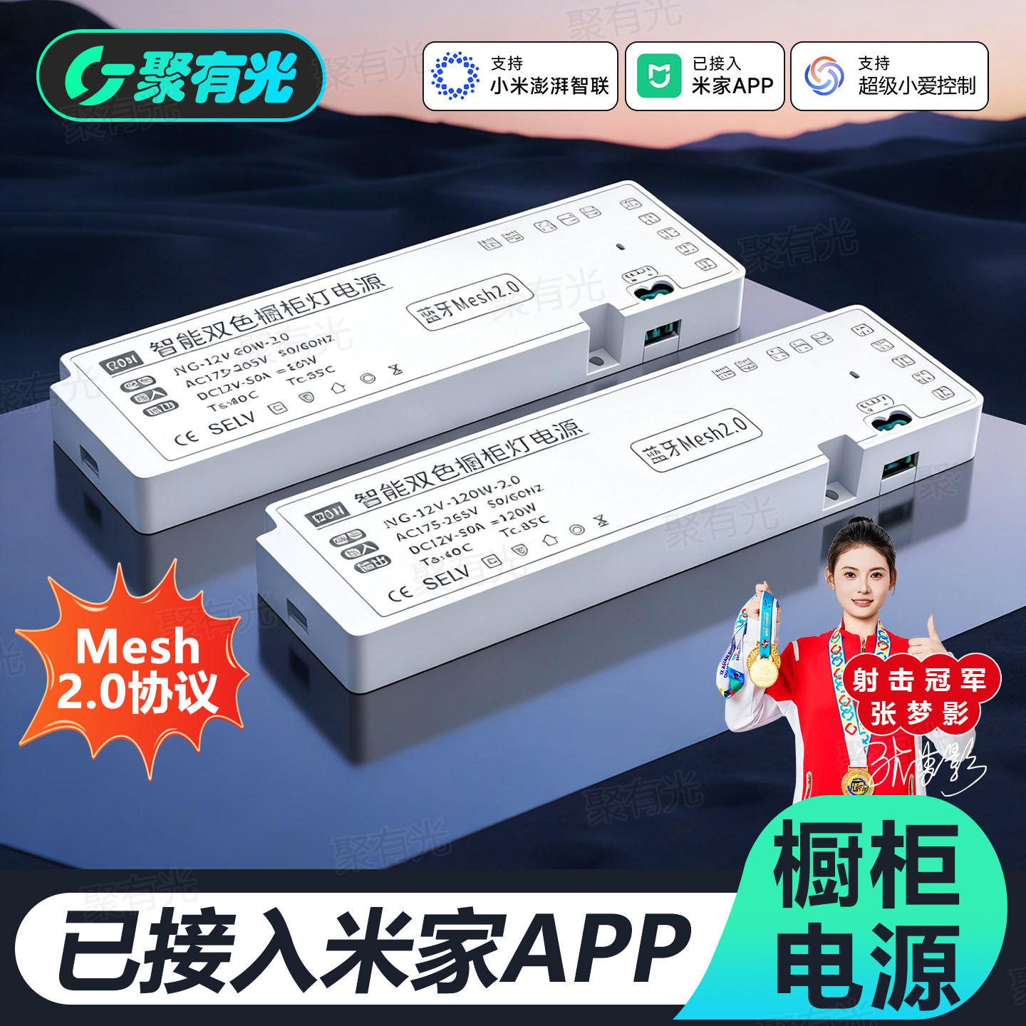 3C认证智能蓝牙橱柜电源12V24V