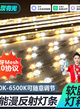 智能LED三色漫反射奢石软膜灯条