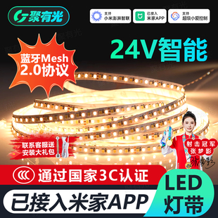 已接入米家APP蓝牙Mesh2.0智能LED低压灯带全光谱三色低压24V灯带
