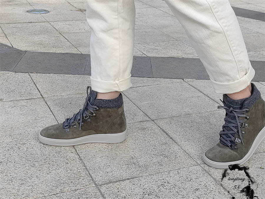 Ganter高帮平底短靴羊毛女靴宽楦