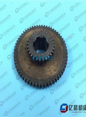 机床配件上海第十一机床厂C0630 CO630车床配件双联齿轮 机床配件