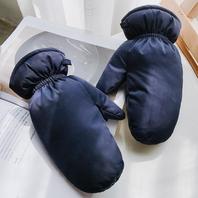 羽绒手套男女冬季骑行保暖情侣骑车电动车摩托车防风护手加绒加厚