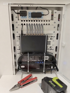 多媒体箱弱电箱理线架光猫路由器支架插板光纤模块配电箱内部改造