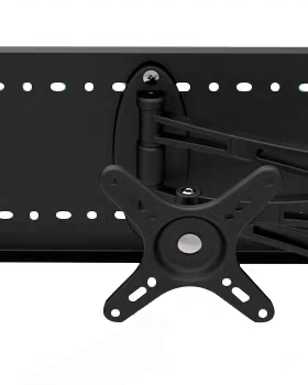 19英寸机柜显示器安装支架嵌入式工控监视器显示器板4U高显示器