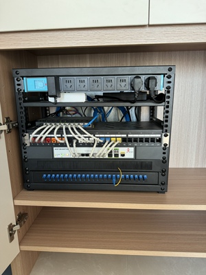 19英寸5U6U家用桌面开放式机架家用监控网络机柜简易机架音响支架