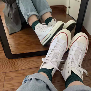 经典 1970S白色高帮男鞋 黑色低帮帆布鞋 板鞋 162056C ALL 女鞋 STAR