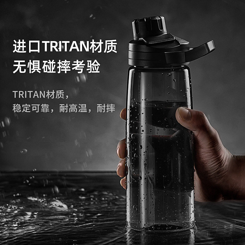 tritan运动水杯户外大容量便携男女士随手杯子塑料耐高温简约清新