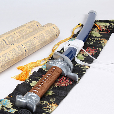 英雄联盟LOL武器 疾风剑豪亚索刀1：1 亚索武器斩刚闪道具未开刃