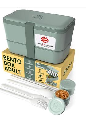 美国代购Umami Lunch Box Containers 可微波加热午餐盒保温盒