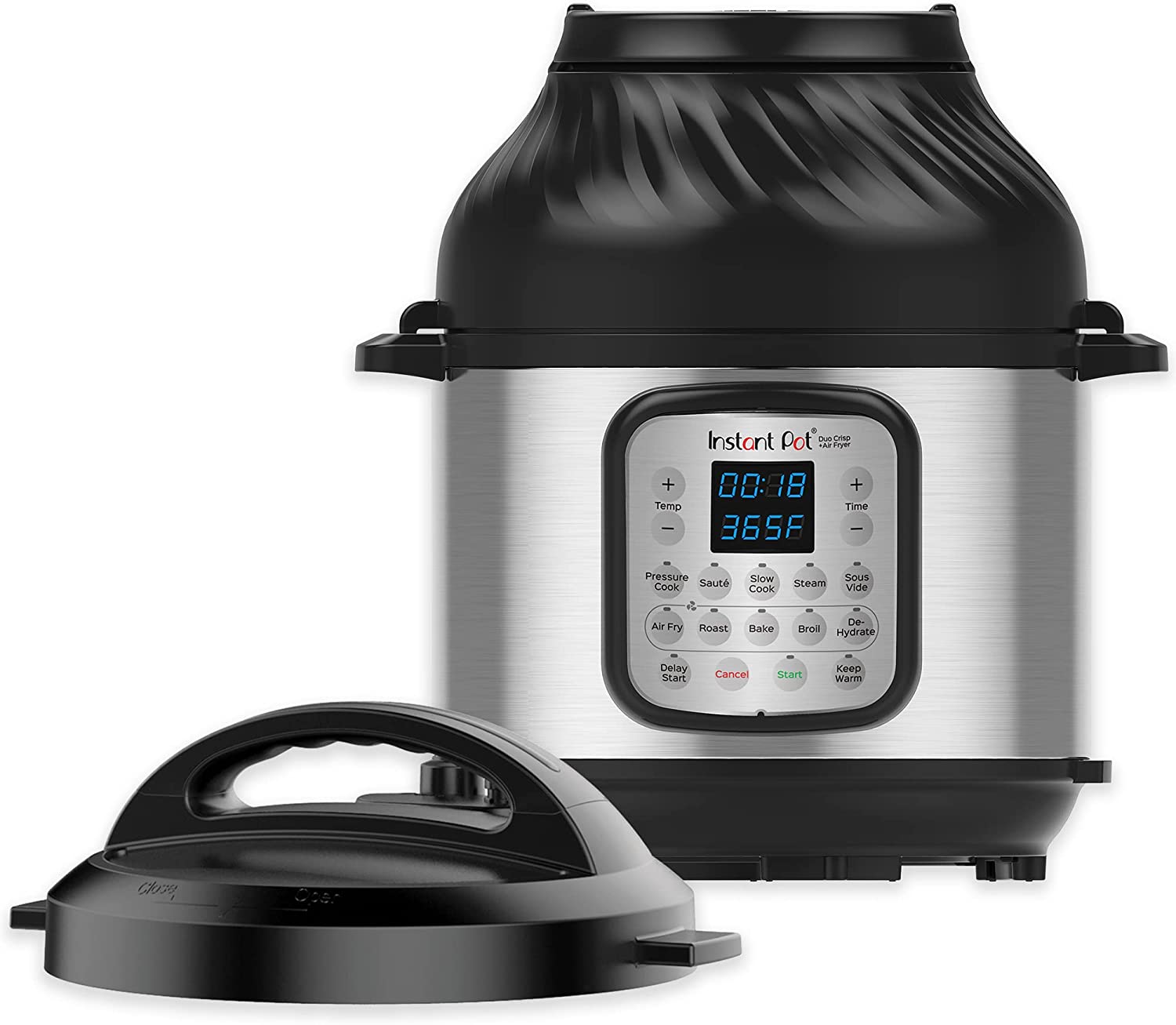 美国代购Instant Pot Duo Crisp   11合1 多功能空炸锅电饭锅110v
