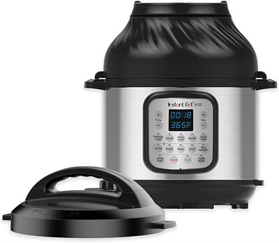 美国代购Instant Pot Duo Crisp   11合1 多功能空炸锅电饭锅110v