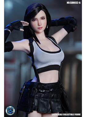 SUPER DUCK 1/6 兵人头雕模型 SDH032 蒂法 第三方 美女头雕 现货