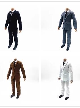 现货 1/6 兵人 西服 DG074 西装套装 12寸可动人偶衣服模型 多色