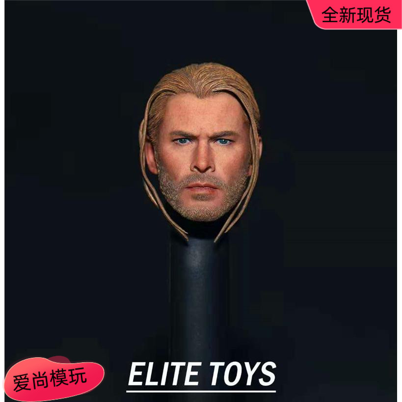elite toys 1/6兵人复仇者联盟雷神 索尔 辫子发型头雕模型现货