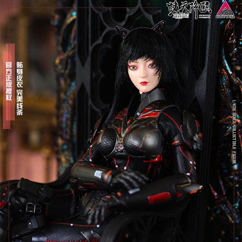 现货1/6兵人超神学院雄兵连盔甲款苏小狸 12寸可动包胶女素体模型