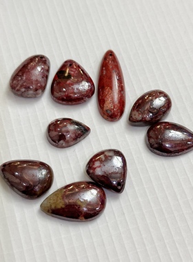 叶优里原石原矿朱砂普通级吊坠项链男女