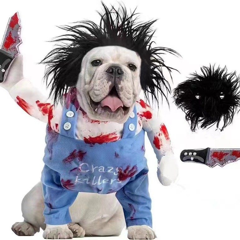 新款宠物血腥娃娃装变身装万圣节圣诞节服猫咪狗狗沙雕整蛊衣服,宠物/宠物食品及用品,狗宠物服装/雨衣,淘宝优惠券,粉丝福利购,淘宝优惠卷