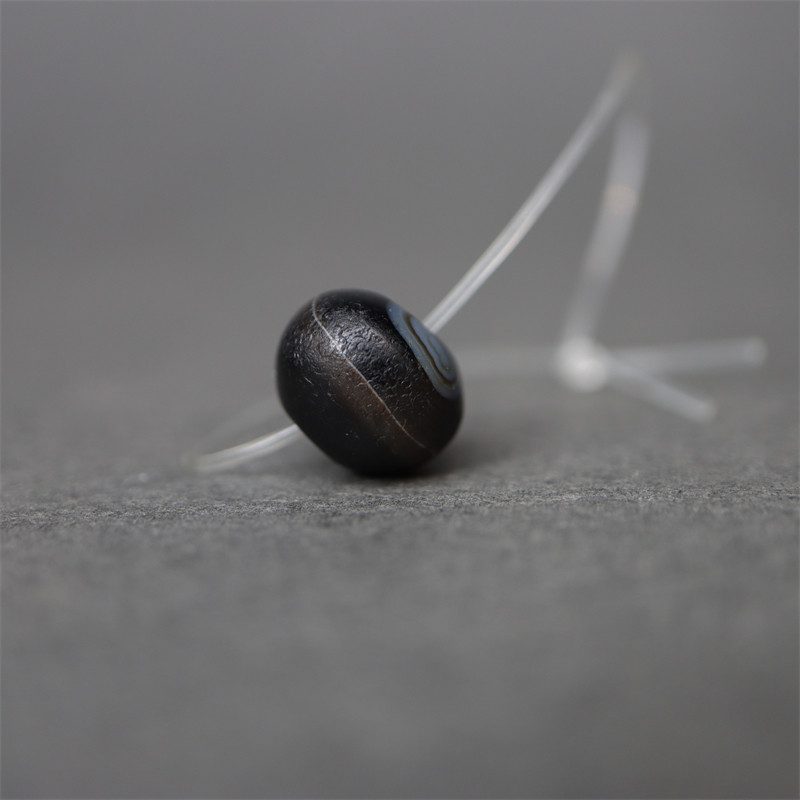 〓老〓藏传包老千年药师珠天珠藏区老药师珠珠子手串配珠配饰