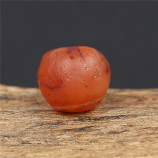 藏传包老千年满朱砂红肉缠丝老玛瑙藏区老玛瑙手串配珠