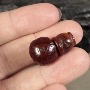 〓老〓天然龙眼菩提凤眼三通佛头藏民用挂饰佛珠手串配饰古珠