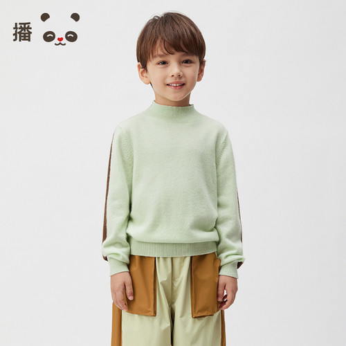 休闲半高领