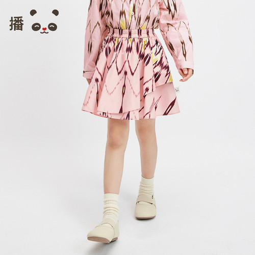 休闲松紧裙腰