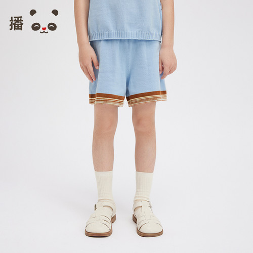 松紧腰身，直筒版型