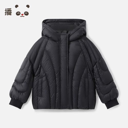 轻薄简约短款立体填充百搭羽绒服