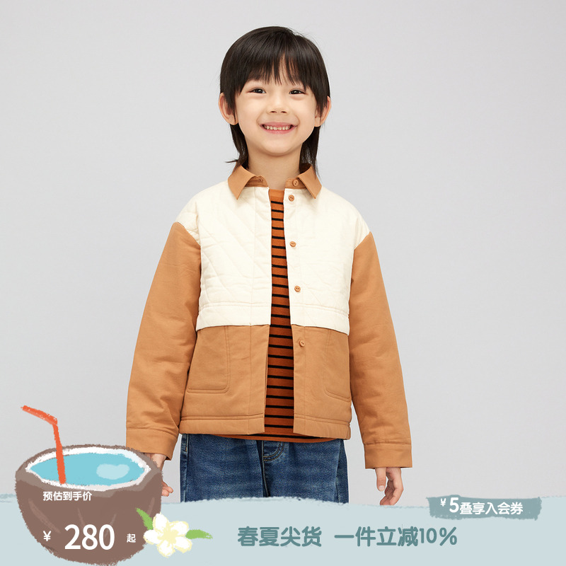棉服童装broadcute男秋季