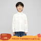 broadcute播童装 原创设计童趣昆虫刺绣全棉白色衬衫 KBQ3C442