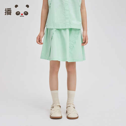 松紧腰身，A字版型