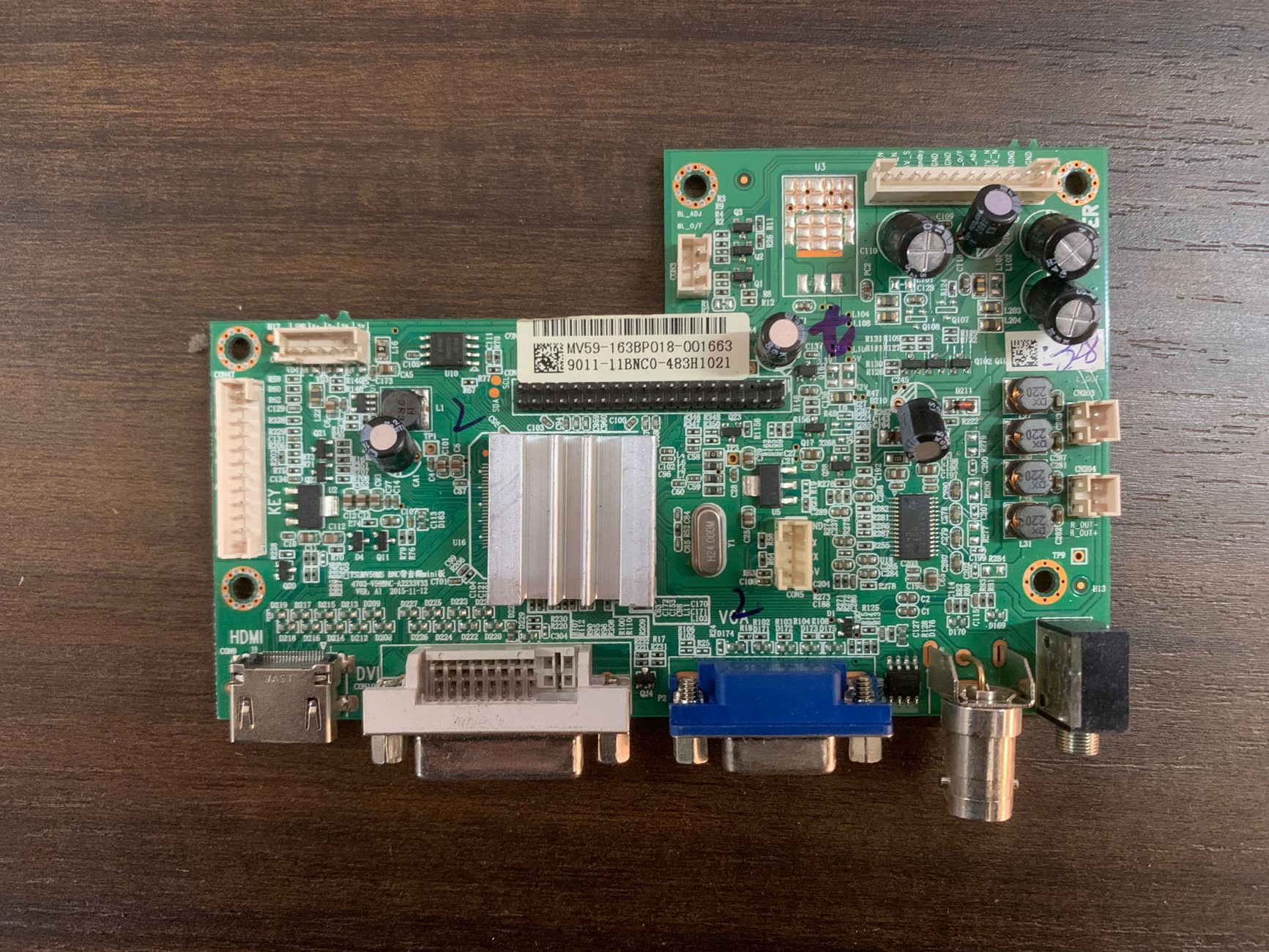 海康DS一D5049FC DS-D5043QD液晶电视主板4703-V59BNC-A2233V33