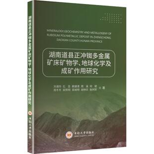 湖南道县正冲铷多金属矿床矿物学、地球化学及成矿作用研究 刘湘华 等 著 著 冶金工业专业科技 新华书店正版图书籍