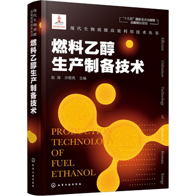 燃料乙醇生产制备技术 赵海,许敬亮 编 能源与动力工程专业科技 新华书店正版图书籍 化学工业出版社