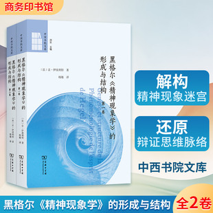 黑格尔精神现象学的形成与结构 全两卷 对精神现象学进行了逐节且详尽的解读 阐发黑格尔之深意及其哲学的生命力