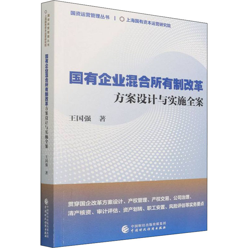 国有企业混合所有制改革 方案设计与实施全案 王国强 著 经济理论经管、励志 新华书店正版图书籍 中国财政经济出版社