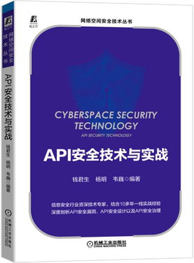 API安全技术与实战/网络空间安全技术丛书 钱君生 杨明 韦巍 编著 著 安全与加密专业科技 新华书店正版图书籍 机械工业出版社