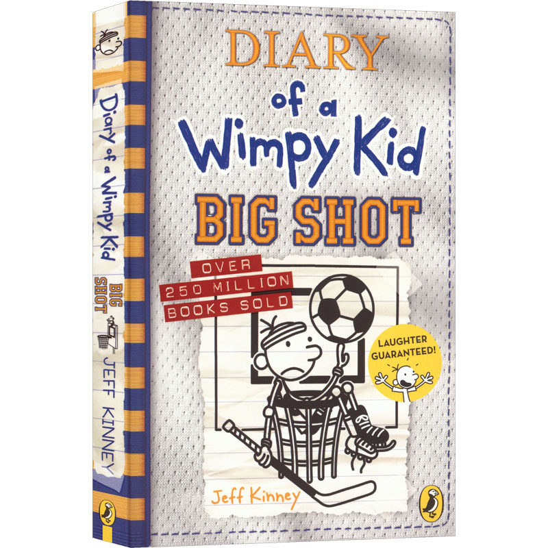 DIARY OF A WIMPY KID: BIG SHOT (BOOK 16) 杰夫·金尼 图书设计;布伦达·E.安杰利利 插图 著 原版其它外版书,书籍/杂志/报纸,原版其它,淘宝优惠券,粉丝福利购,淘宝优惠卷