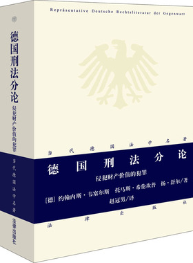 德国刑法分论 侵犯财产价值的犯罪 (德)约翰内斯·韦塞尔斯,(德)托马斯·希伦坎普,(德)扬·舒尔 著 赵冠男 译 法学理论社科