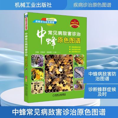 中蜂常见病敌害诊治原色图谱 任勤,王瑞生,姬聪慧 编 畜牧/养殖专业科技 新华书店正版图书籍 机械工业出版社