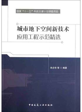 城市地下空间新技术应用工程示范精选 朱合华 等 著作 建筑/水利（新）专业科技 新华书店正版图书籍 中国建筑工业出版社