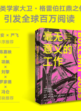毫无意义的工作 大卫格雷伯著 Bullshit Jobs 狗屁工作中文版 效率和不公平的根源性问题 帮助社会和个人回归价值 中信出版社