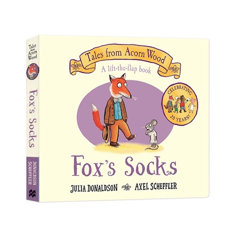 Tales From Acorn Wood: Fox's Socks (20th Julia Donaldson 著 原版其它外版书 新华书店正版图书籍 FOREIGN PUBLISHER,书籍/杂志/报纸,儿童读物原版书,淘宝优惠券,粉丝福利购,淘宝优惠卷