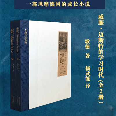 威廉迈斯特的学习时代 全2册 歌德 著 杨武能 译 德语文学经典 外国小说 新华书店正版图书籍 河北教育出版社