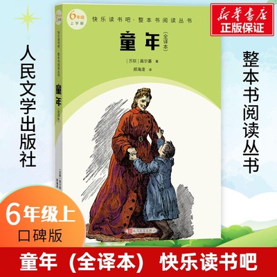 童年(全译本) (苏)高尔基 著 郑海凌 译 其它小说文学 新华书店正版图书籍 人民文学出版社