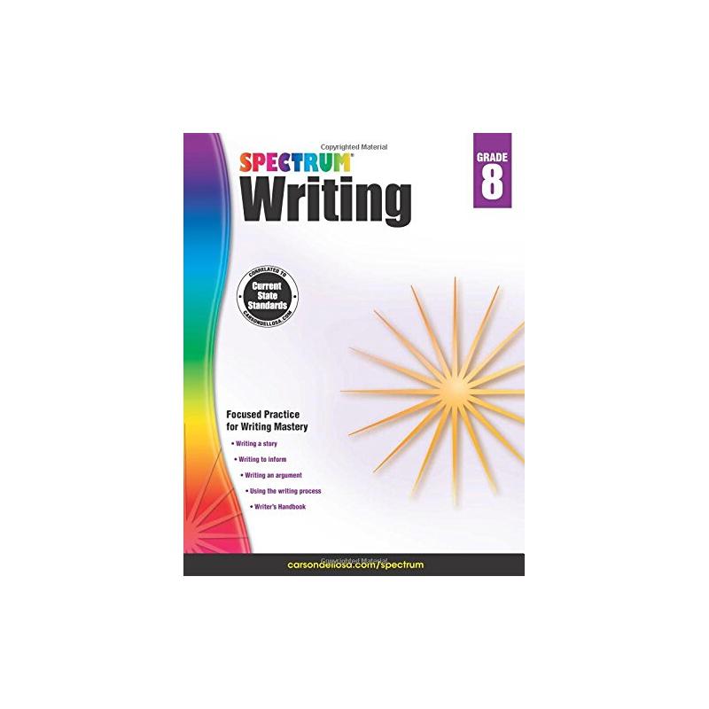 Spectrum Writing, Grade 8 Spectrum(Compiled by) 著 进口教材/考试类/工具书类原版书外版书 新华书店正版图书籍