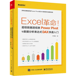 Excel革命!超级数据透视表Power Pivot与数据分析表达式DAX快速入门 林书明 著 操作系统（新）专业科技 新华书店正版图书籍