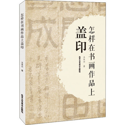 怎样在书画作品上盖印 王本兴 著 工艺美术（新）艺术 新华书店正版图书籍 北京工艺美术出版社