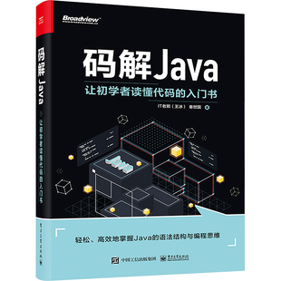 入门书 程序设计 电子工业出版 社 解JAVA 让初学者读懂代码 秦世国 新华书店正版 新 IT老邪 专业科技 图书籍 著 码